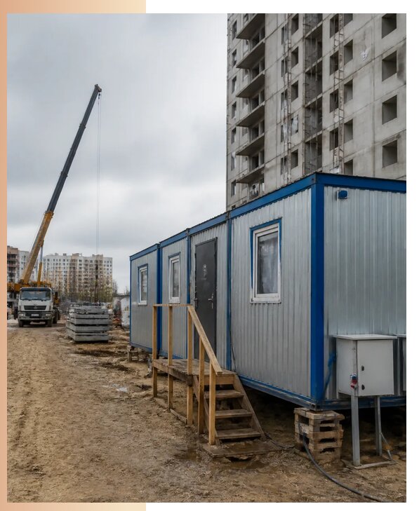 Аренда строительных вагончиков для рабочих в Камне-на-Оби