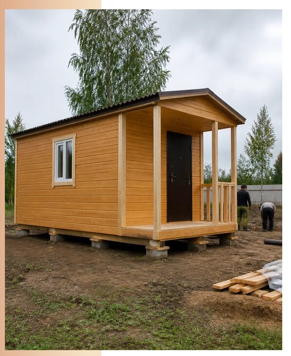 Недорогие дачные домики в Камне-на-Оби с изготовлением и доставкой