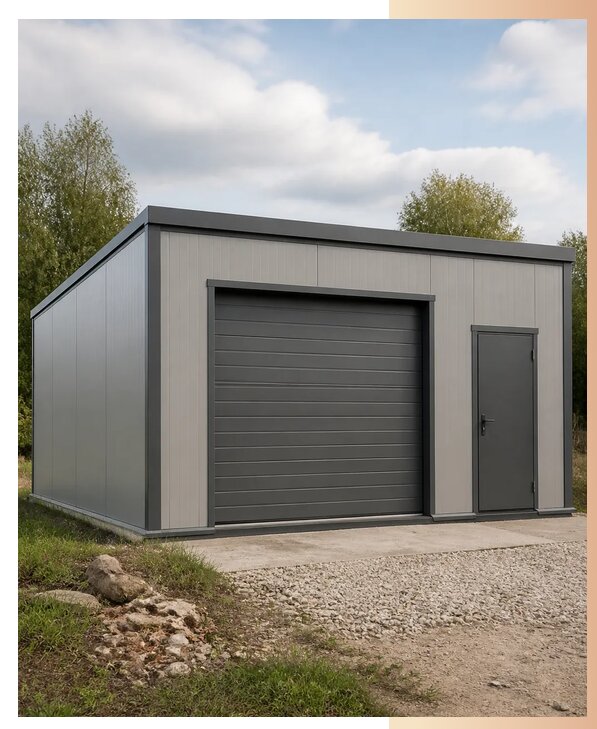 Хозблоки-гаражи для дачи в Камне-на-Оби по цене от 152250 р. | БытовкаПрофи-Кно